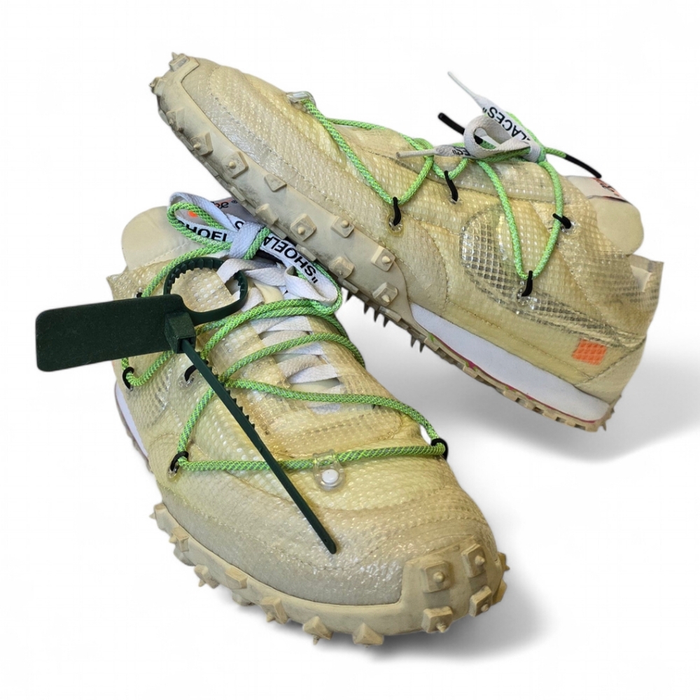 Nike × Off-White Waffle Racer Electric Green